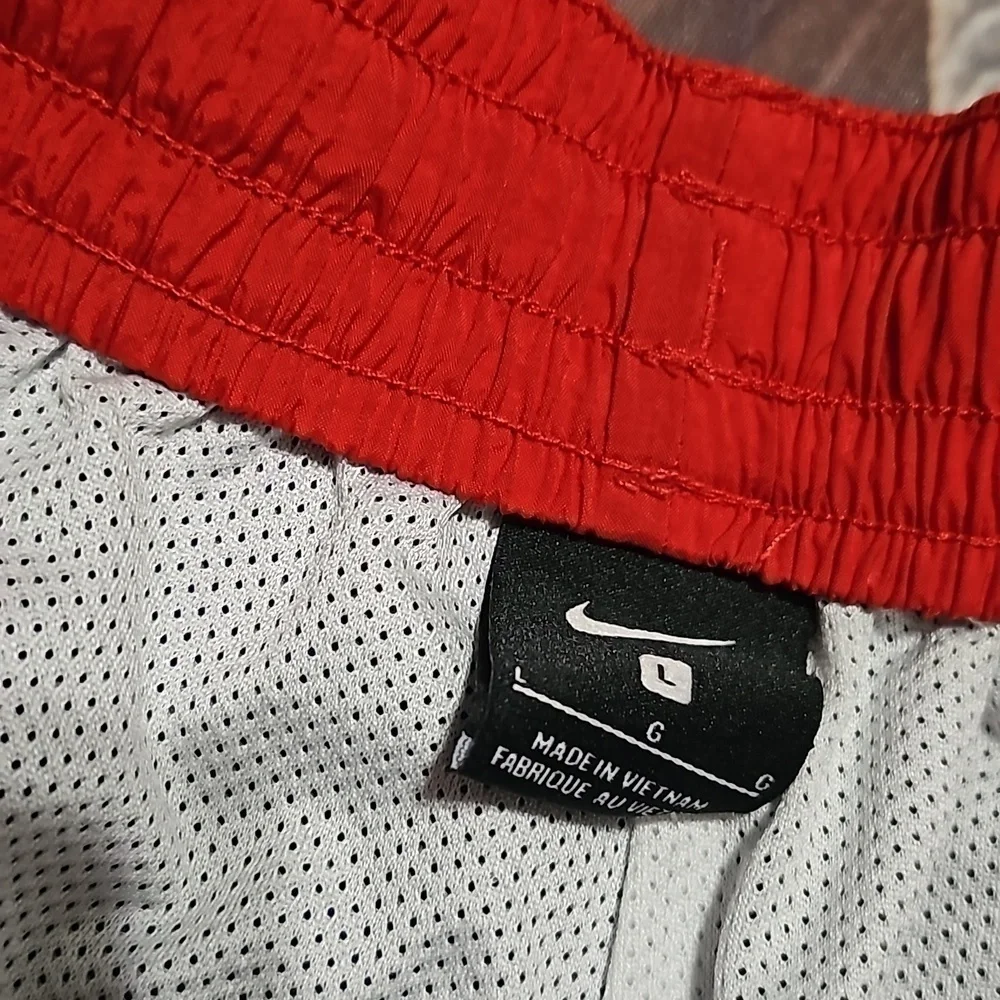 Nike USA Red White Blue Swim Shorts Size Large